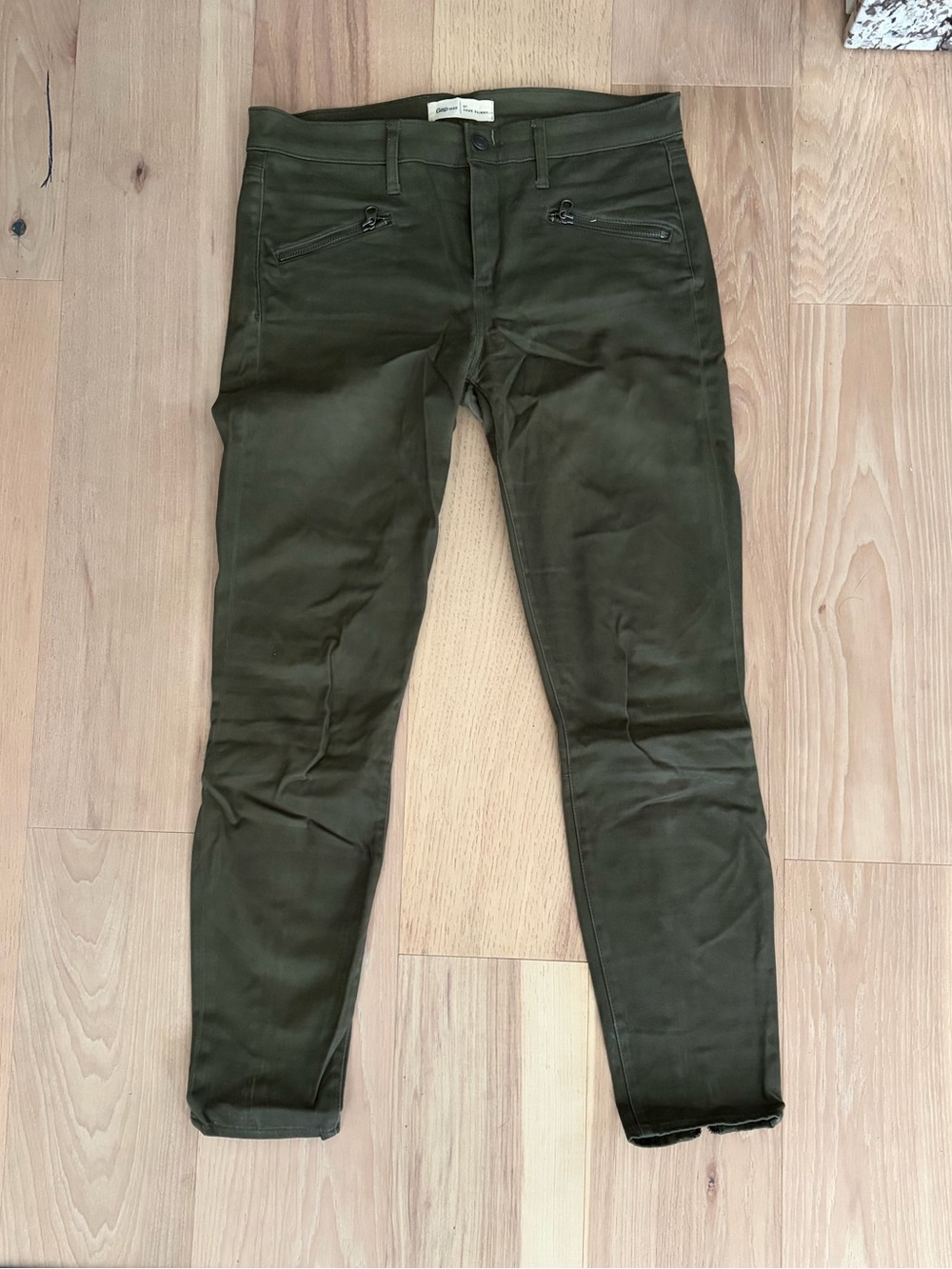 GAP Olive Green Skinny Jeans